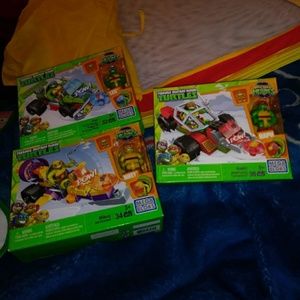 Ninja turtles mega bloks bundle